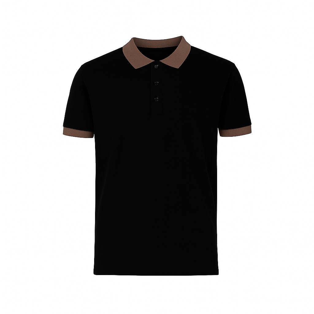 Polo Yaka Düğmeli Tişört