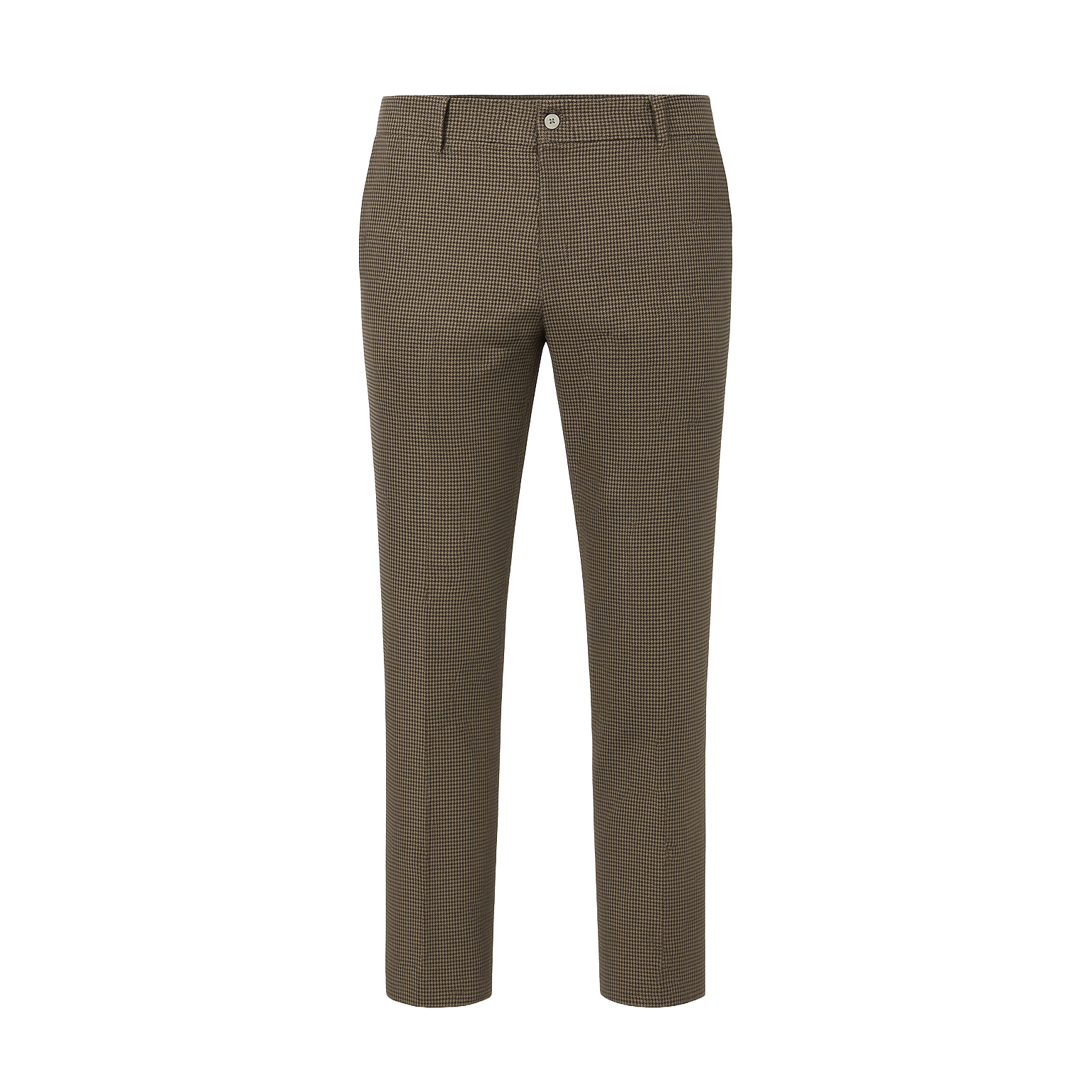Kaz Ayağı Desenli Klasik Unisex Pantolon